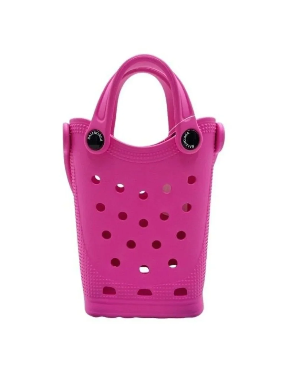 Balenciaga Shoulder Bag Phone Holder Crocs Collaboration Pink Smartphone
